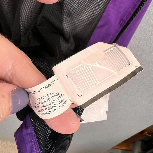 Kappa Adverzip Mediacom Fiorentina Violet Indigo Soccer Jacket Mens Size XL - Picture 12 of 12